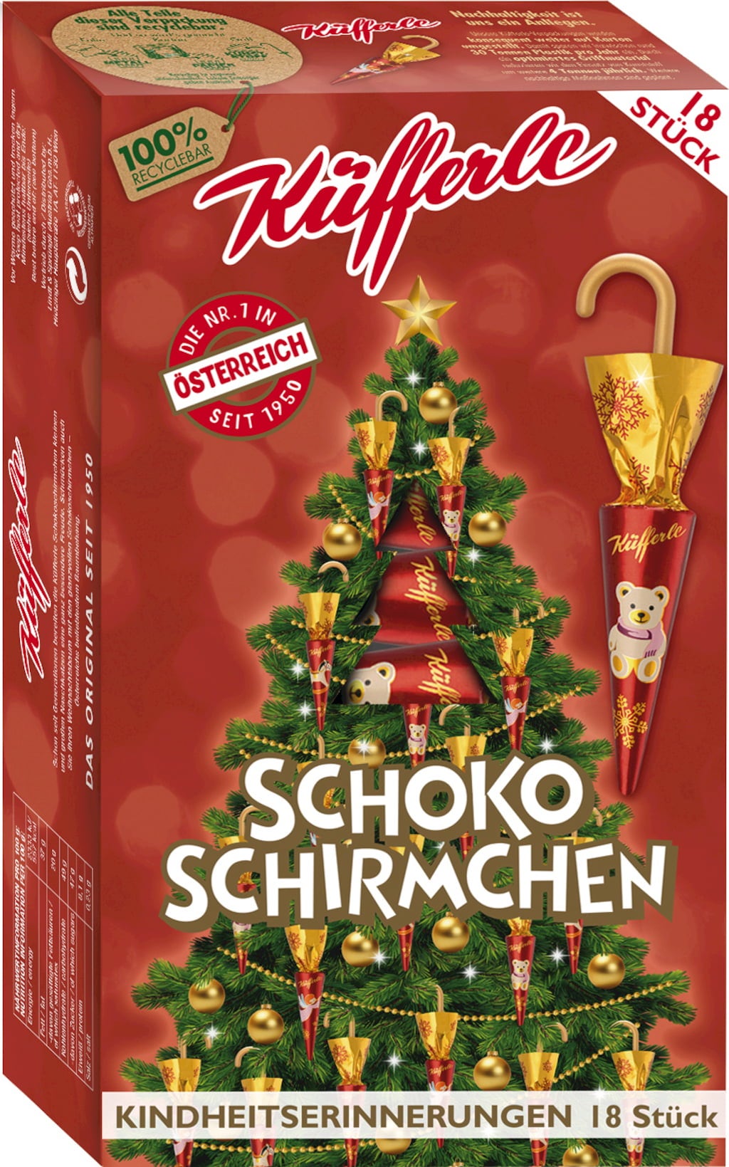 Küfferle Chokladparaply "Barndomsminnen"