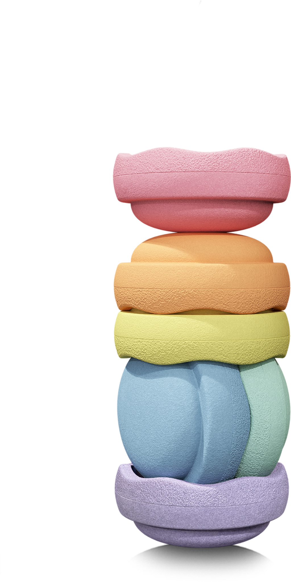 Stapelstein Rainbow Pastel 6 - 1 set