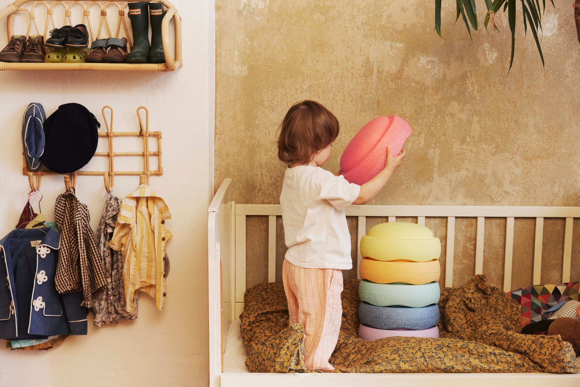 Stapelstein Rainbow Pastel 6 - 1 set