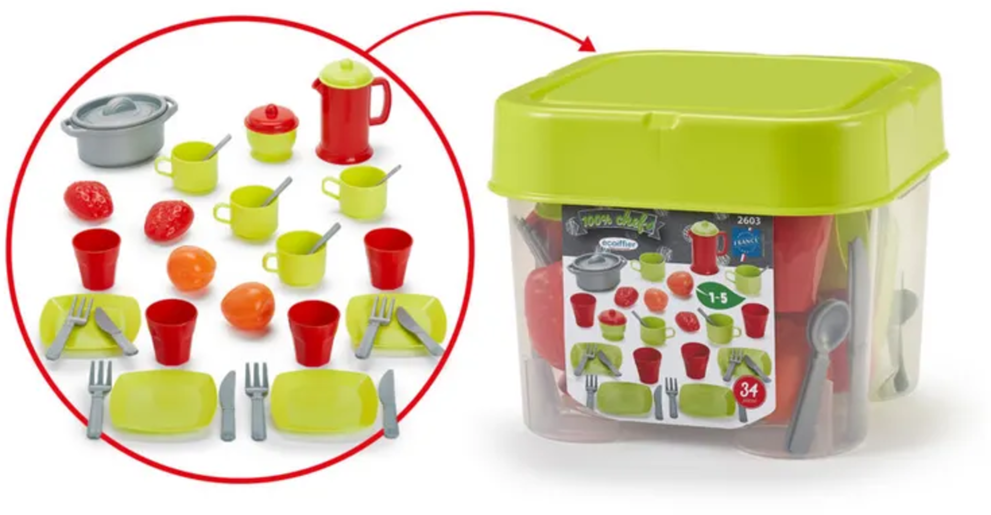 Ecoiffier Set Cena