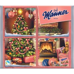 Christmas Edition Manner Neapolitan Wafers - Large Pack - Bauble Design