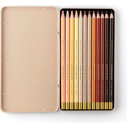 Printworks 12 Colouring Pencils - Skin Tones - 1 item