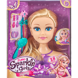 Sparkle Girlz Bambola con Capelli Biondi da Acconciare