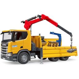 Scania Super 560R Construction Site Truck with Crane and 2 Pallets
