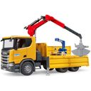 Scania Super 560R Construction Site Truck with Crane and 2 Pallets
