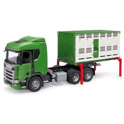 Scania Super 560R Cattle Transportation Truck with One Cow