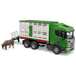 Scania Super 560R tovornjak za prevoz živali, s figuro krave