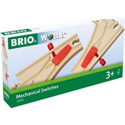 BRIO World - Mehanske preklopne tračnice - 1 k.