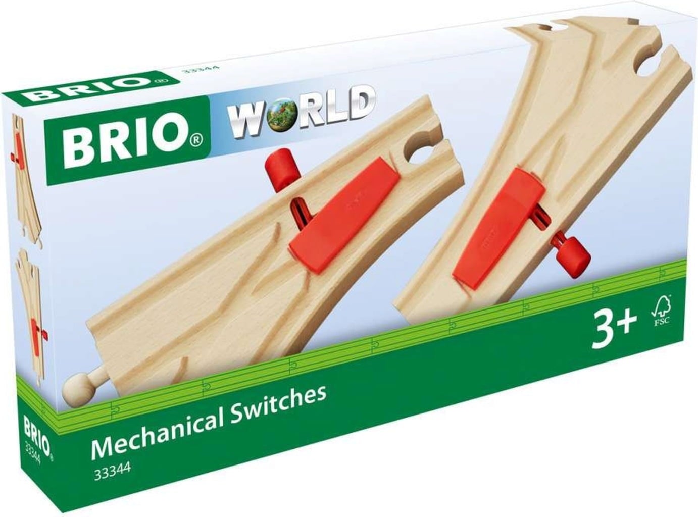 BRIO Bahn - Mechanisches Weichenpaar - 1 Stk