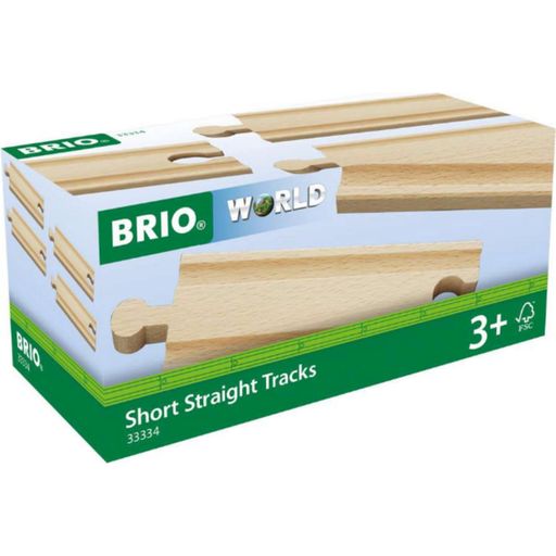 BRIO World - Kratki ravni tiri - 1 k.