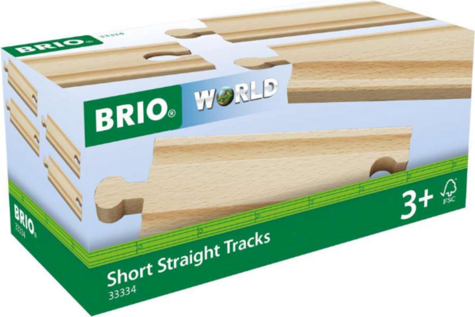 BRIO Tåg - 1/2 raka spår - 1 st.