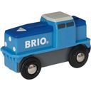 BRIO Bahn - Blaue Batterie-Frachtlok - 1 Stk