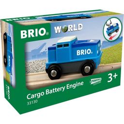Brio Blue Battery Freight Locomotive - 1 item