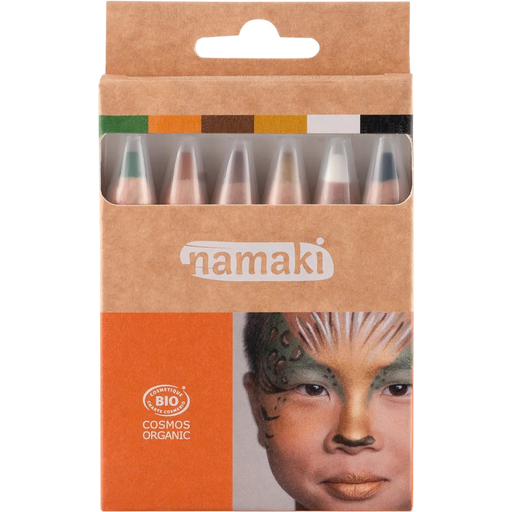 namaki Wild Life Face Paint Pencils Set - 1 Set