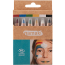 namaki Rainbow Face Paint Pencils Set - 1 set.