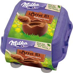 Milka Löffel Ei 4er - Kakaocreme