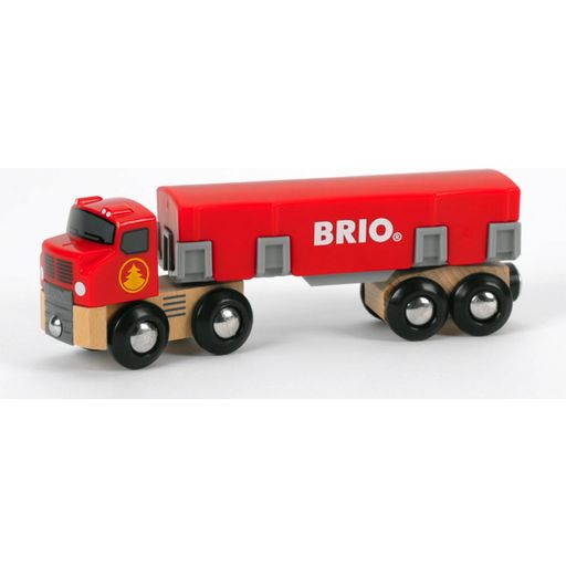 BRIO World - Tovornjak za prevoz lesa - 1 k.