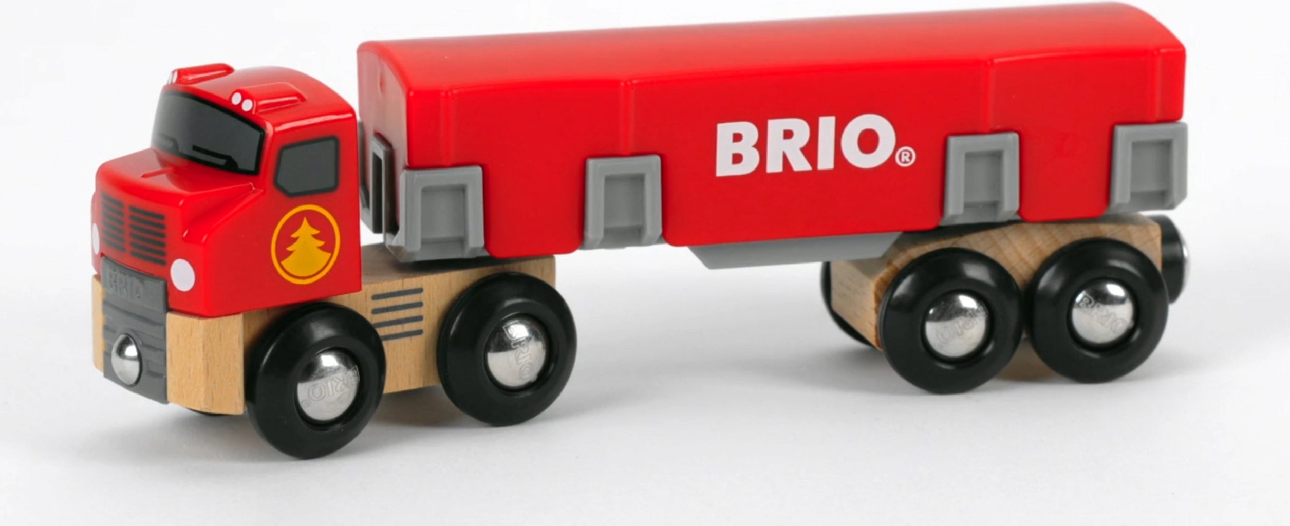 BRIO Bahn - Holztransporter mit Magnetladung - 1 Stk