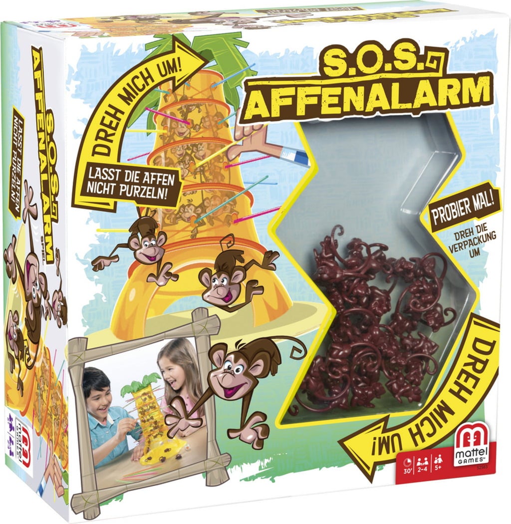 Mattel Games S.O.S. Affenalarm - 1 k.