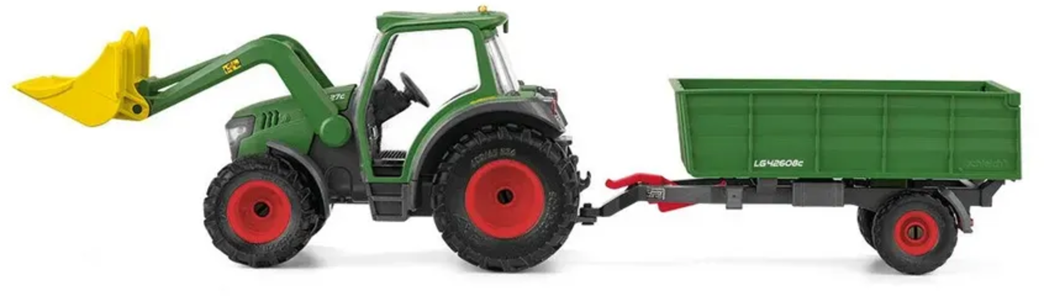 42608 - Farm World - Trattore Con Rimorchio - 1 pz.
