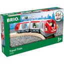 BRIO World - Rdeči potniški vlak - 1 k.