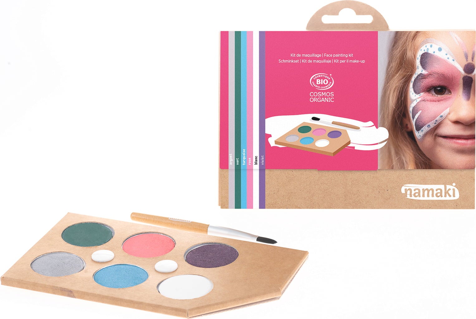 namaki Enchanted Worlds Face Painting Kit - 1 Set