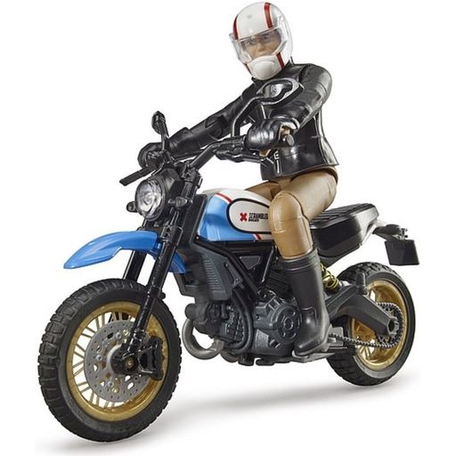 Bruder Scrambler Ducati Desert Sled with Rider - 1 item