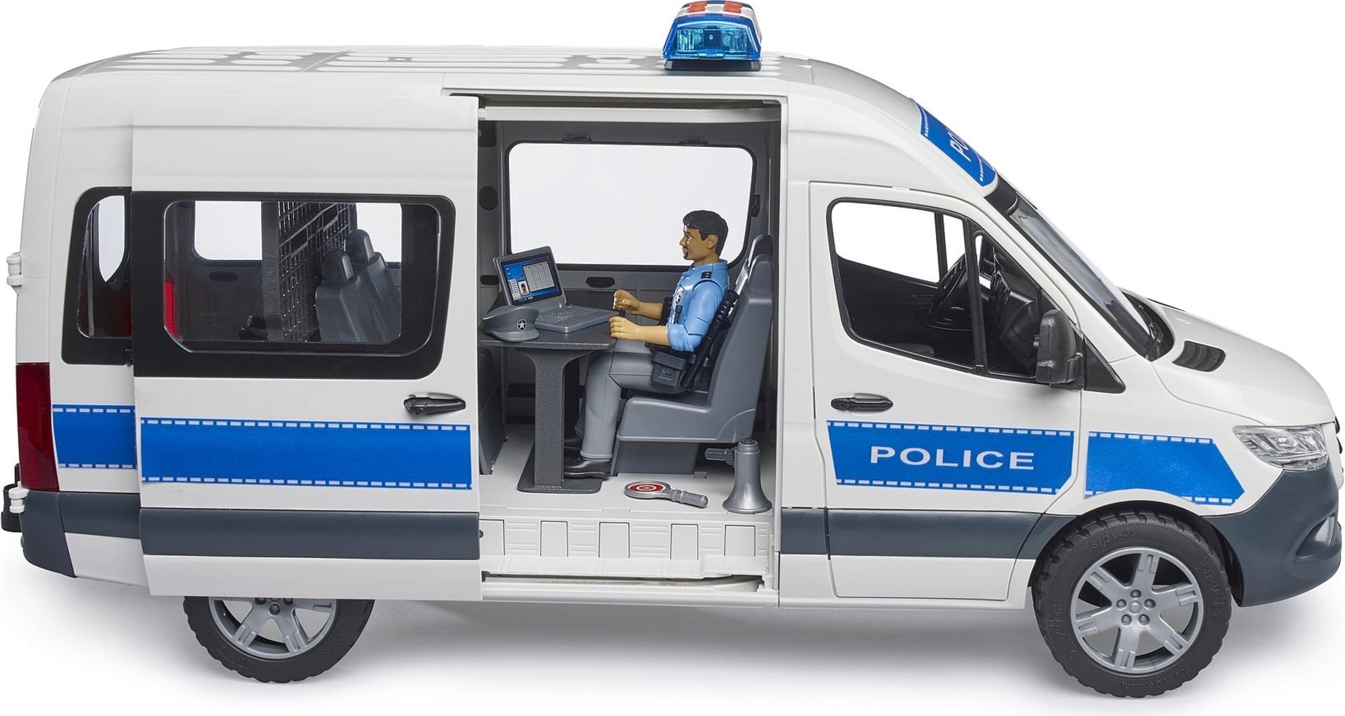 MB Sprinter Polizei Einsatzfahrzeug mit Light & Sound Modul - 1 Stk