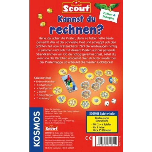 KOSMOS GERMAN - Scout - Kannst du rechnen? - 1 item