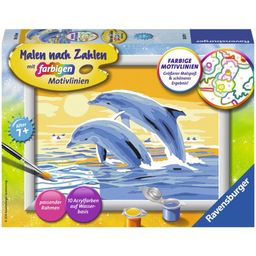 Paint by Numbers - Friends of the Sea (PACKAGING & INSTRUCTIONS IN GERMAN) 