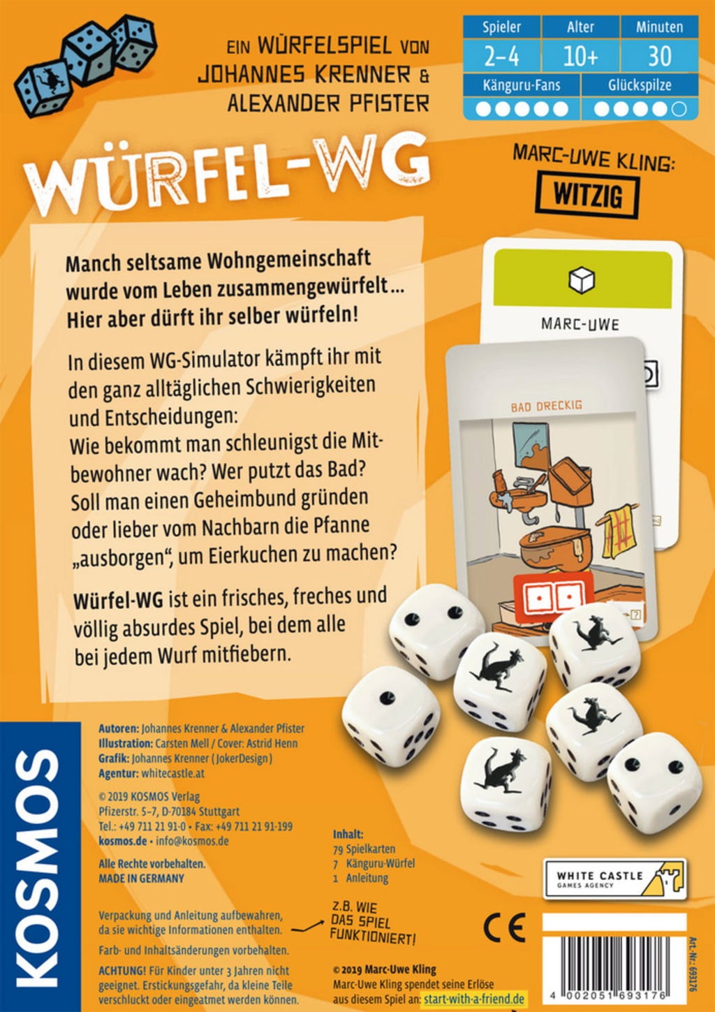 KOSMOS Würfel-WG - 1 Stk