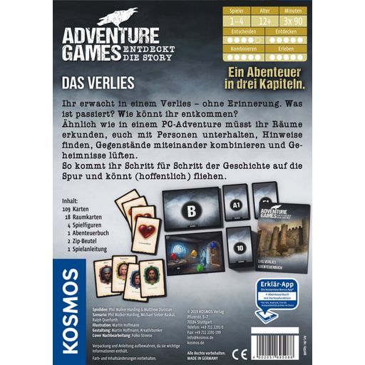 Adventure Games - Das Verlies - Entdeckt die Story (V NEMŠČINI) - 1 k.
