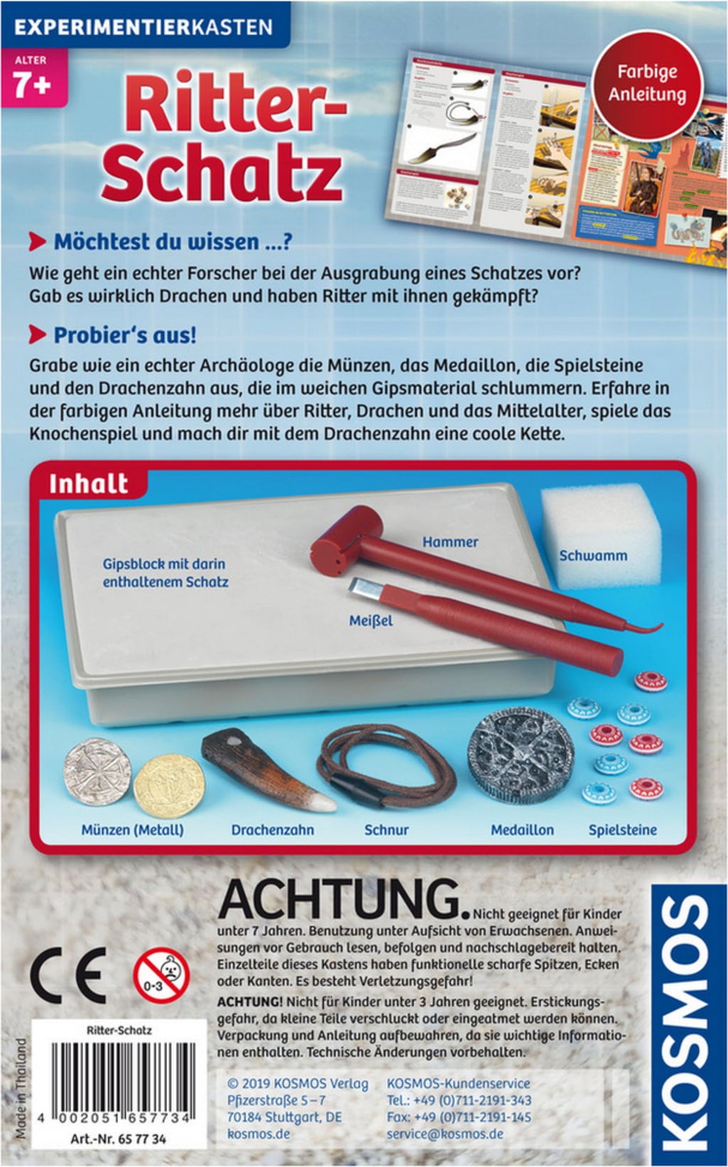 KOSMOS Ritter-Schatz - Ausgrabungs-Set - 1 Stk