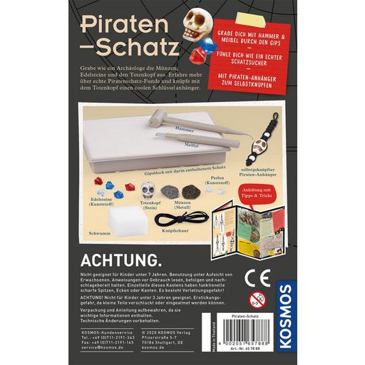 GERMAN - Piraten-Schatz - Ausgrabungs-Set - 1 item