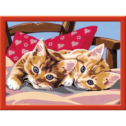 Ravensburger Paint By Numbers - Two Cuddly Kittens - 1 item