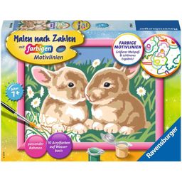 Ravensburger Paint By Numbers - Cute Bunnies - 1 item