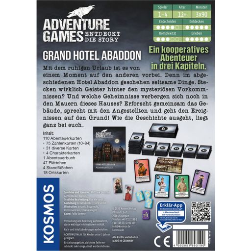 Adventure Games - Grand Hotel Abaddon (V NEMŠČINI) - 1 k.