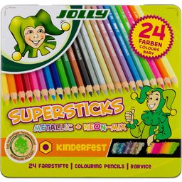 JOLLY Superstick Kid Safe Metallic & Neon Mix