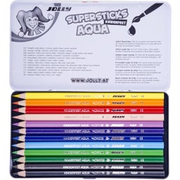 JOLLY Supersticks - Kid Safe AQUA - 12 items