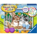 Painting by Numbers - Cute Friends (PACKAGE AND INSTRUCTIONS IN GERMAN)