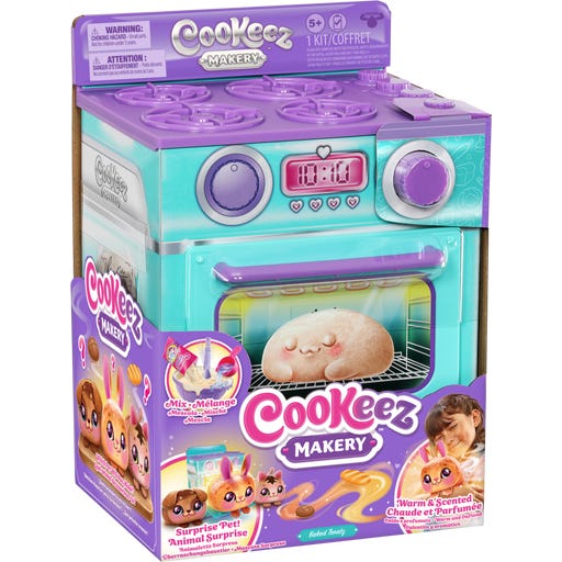 Cookeez Makery Oven Play Set Bread, Turquoise Playpolis