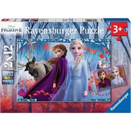 Puzzle - Frozen, Journey Into The Unknown, 2x 12 Pieces - 1 item