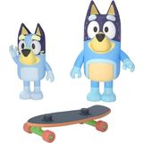 Figrurer Doublepack - Skateboard - (BLUEY & BANDIT)