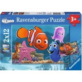 Puzzle - Nemo e i Suoi Amici, 2 x 12 Pezzi