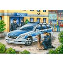 Puzzle - Polizei und Feuerwehr, 2x12 Teile - 1 Stk