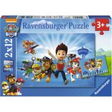 Puzzle - Ryder and Paw Patrol, 2x 12 Pieces