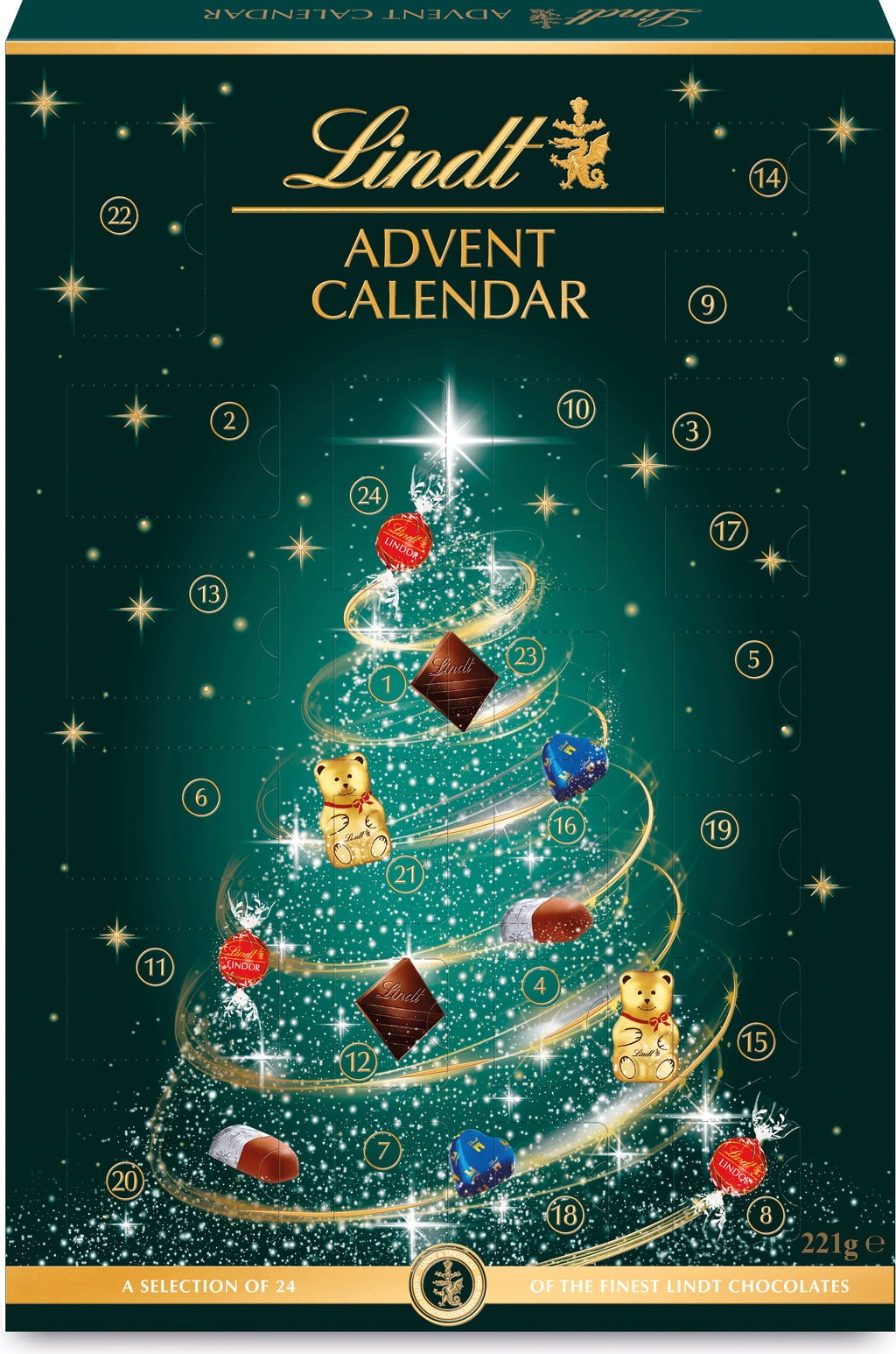 Lindt Julgran Adventskalender
