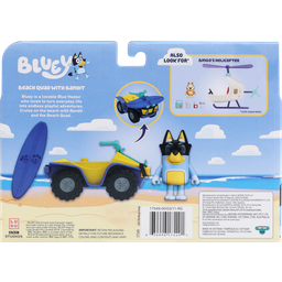 Bluey Beach Quad with Bandit  - 1 item