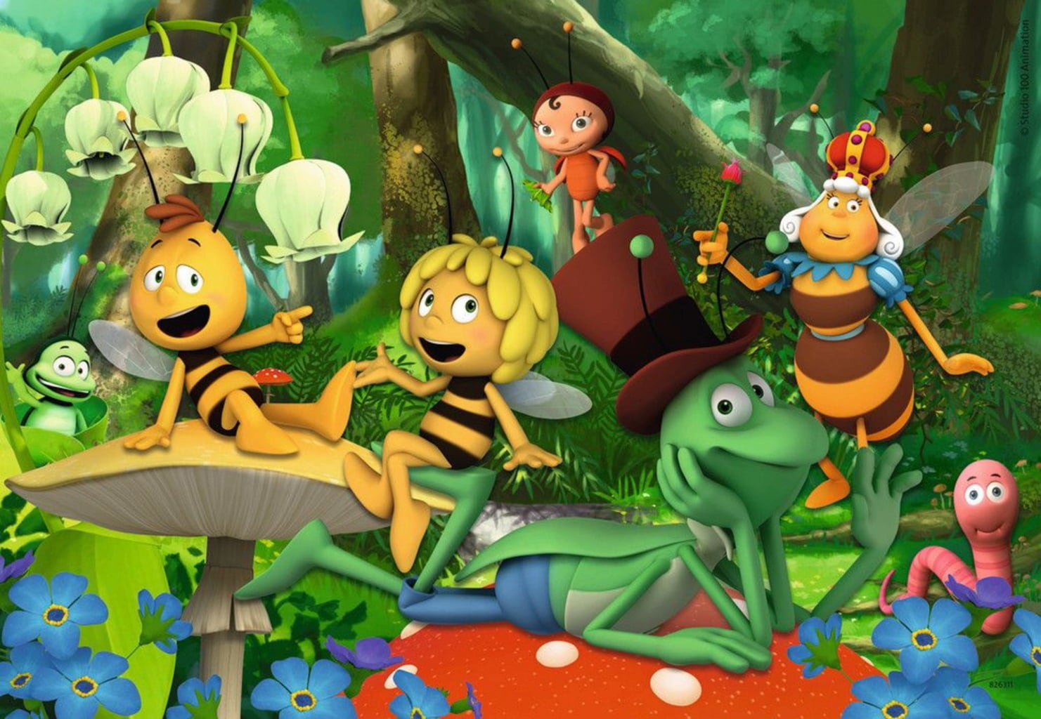 Ravensburger Puzzle - L'Ape Maia, 2 x 24 Pezzi - 1 pz.