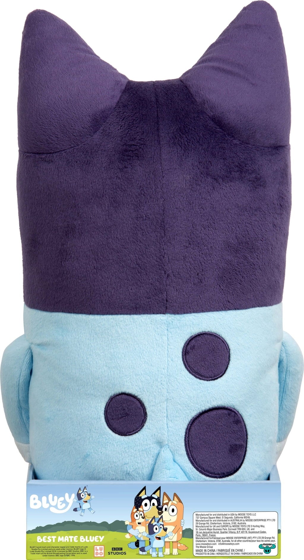 Jumbo-Plüschfigur Bluey, 45 cm - 1 Stk